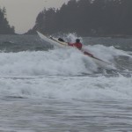 James Cowan backsurfing the Spartan VI.